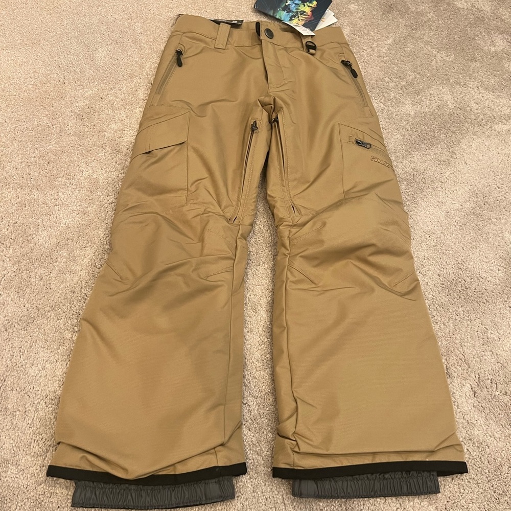 Kids Tan Snow Pants
